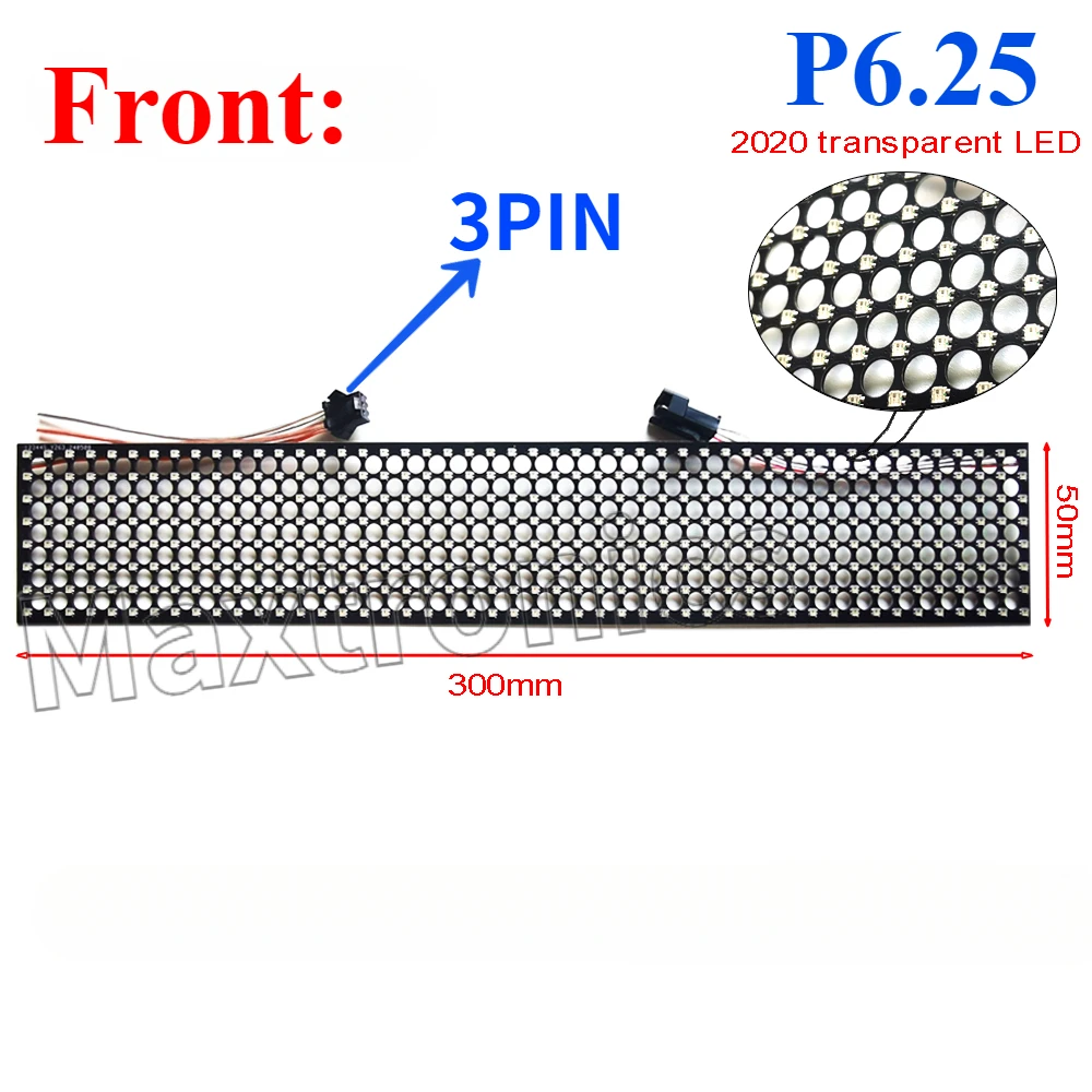 WS2812B LED Transparent Screen - Rgb Led Matrix 8X8 评论和价格
