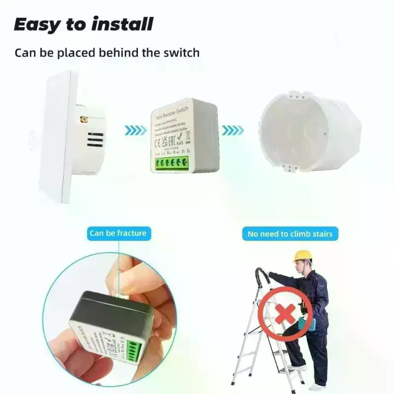 Smart Switch RF 433 MHz Mini D - Diy Home Automation Controller 评论和价格
