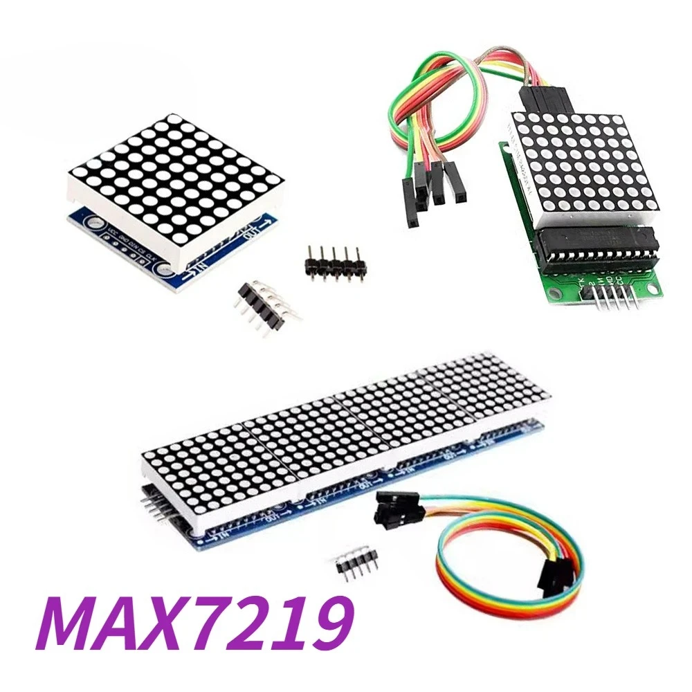 MAX7219 Dot Matrix Module 4 in - Rgb Led Matrix 8X8 评论和价格