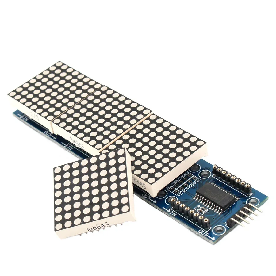 MAX7219 Dot Matrix Module 4 in - Rgb Led Matrix 8X8 评论和价格